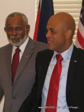 President Michel Martelly In Little Haiti Miami