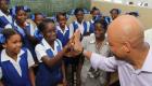 President Michel Martelly Visit School in Hinche Haiti