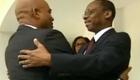 President Martelly Meets Former President Jean Bertrand Aristide