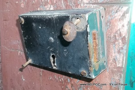 Seri Pot - Old Door Lock in a Haiti House