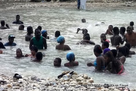 Haiti River Party - Riviere Hinquitte, Hinche Haiti