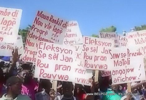 Haiti Politique - Pankat PRO-Martelly nan Vertieres