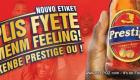 Nouvo Etikèt Biere prestige Haiti - Plis Fyète, Menm Feeling