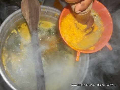 Soup Joumou Haiti - Pase joumou nan paswa pou retire ma