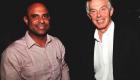 PM Laurent Lamothe and Tony Blair in Haiti