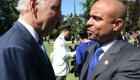 Haiti Prime Minister Laurent Lamothe and U.S. Vice President Joe Biden in Chile