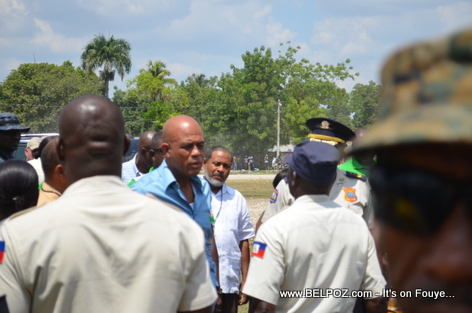 President Martelly - Arrival in Hinche Haiti