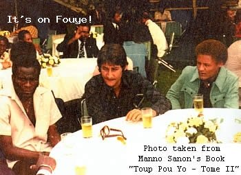 Emmanuel Manno Sanon, Philippe Vorbe, Ernst Jn-Joseph at the 1973 Concacaf in Mexico