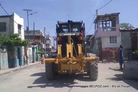Haiti - Construction wout nan zone Belair