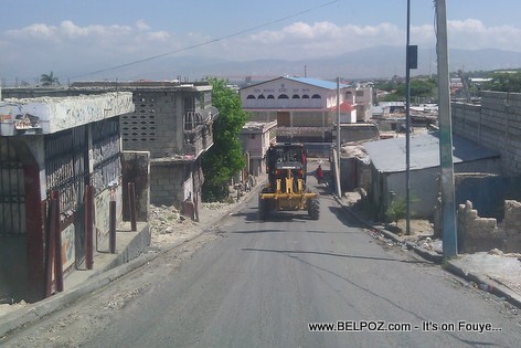 Haiti - Construction wout nan zone Belair