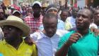 Senateur Moise Jean-Charles nan Manifestation Haiti 15 Avril 2014