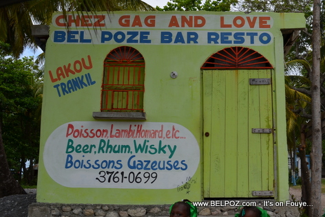 Chez GAG and Love bel poze Bar Resto, Gelee Beach - Les Cayes Haiti
