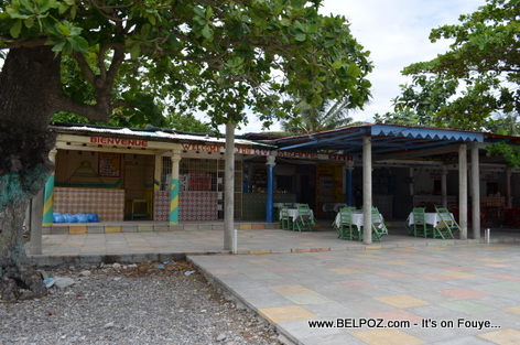 Restaurant area - Gelee Beach - Les Cayes Haiti
