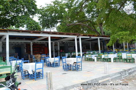 Restaurant area - Gelee Beach - Les Cayes Haiti