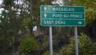 Haiti - Mirebalais, Port-au-Prince, Saut d'Eau Sign