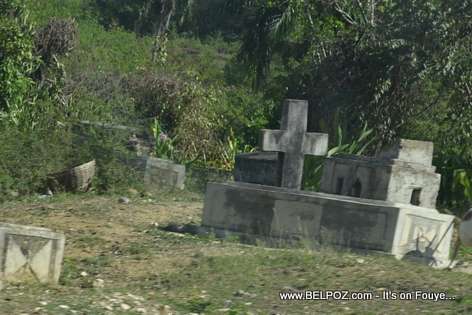 Haiti - Old cave in a cemetery