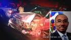 PHOTO: Haiti - Prime Minister Evans Paul Car Accident in Bourdon