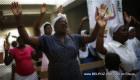 Haitians in Church Praising the Lord