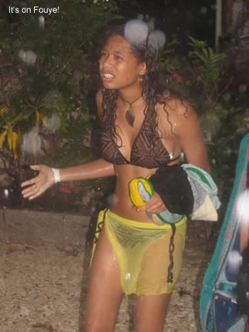 wet haitian girl