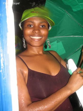 Haitian girl, beautiful smile