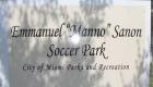 Manno Sanon Soccer park