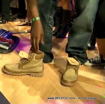 Timberland Earthkeepers in Wyclef Jean Foot