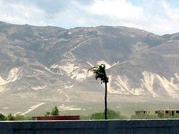 A mountain range in Haiti near Bon Repos