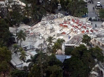 Collapsed UN Headquarters In Haiti