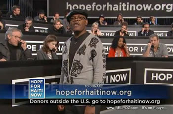 Samuel L Jackson Hope For Haiti Now Telethon