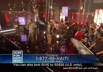 Jay Z Rihanna Bono Hope For Haiti Now Telethon