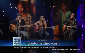 Sheryl Crow Keith Urban Kid Rock Hope For Haiti Now Telethon