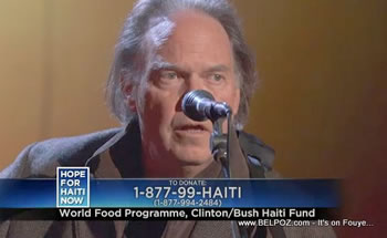Neil Young Hope For Haiti Now Telethon