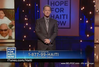 Tom Hanks Hope For Haiti Now Telethon