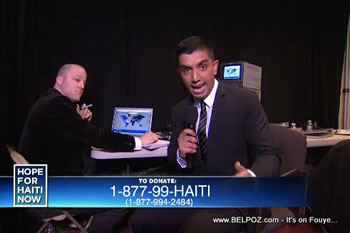 Tim Kash Hope For Haiti Now Telethon