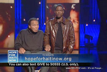 Chris Rock Muhammad Ali Hope For Haiti Now Telethon