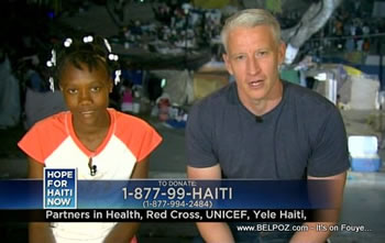 Anderson Cooper Hope For Haiti Now Telethon
