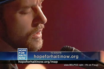 Justin Timberlake Hope For Haiti Now Telethon