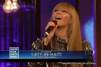 Beyonce Knowles Hope For Haiti Now Telethon