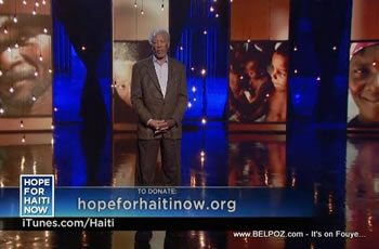 Morgan Freeman Hope For Haiti Now Telethon