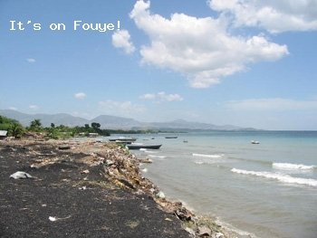 Ocean view in Arcahaie, Haiti - Apr 2004