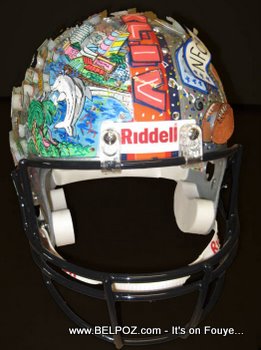 Super Bowl XLIV Helmet For Haiti Relief