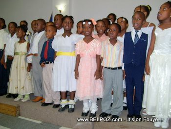 New victorian school Haiti Graduation