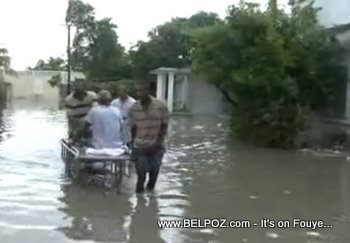 Hospital Flood Patient Evacuation Les Cayes Haiti
