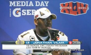 NFL Jonathan Vilma Haitian American Football Player