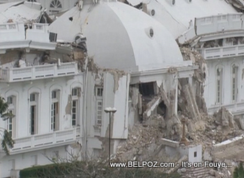 Collapsed Haiti National Palace