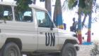 UN Vehicle At The Beach In Haiti