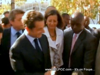 President Sarkozy Visits Haiti