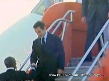 President Sarkozy And President Preval In Haiti