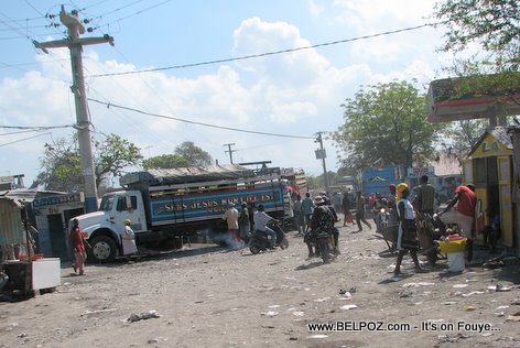 Bus Station Gonaives Haiti