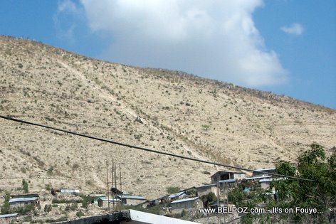 The Hill Side In Gonaives Haiti